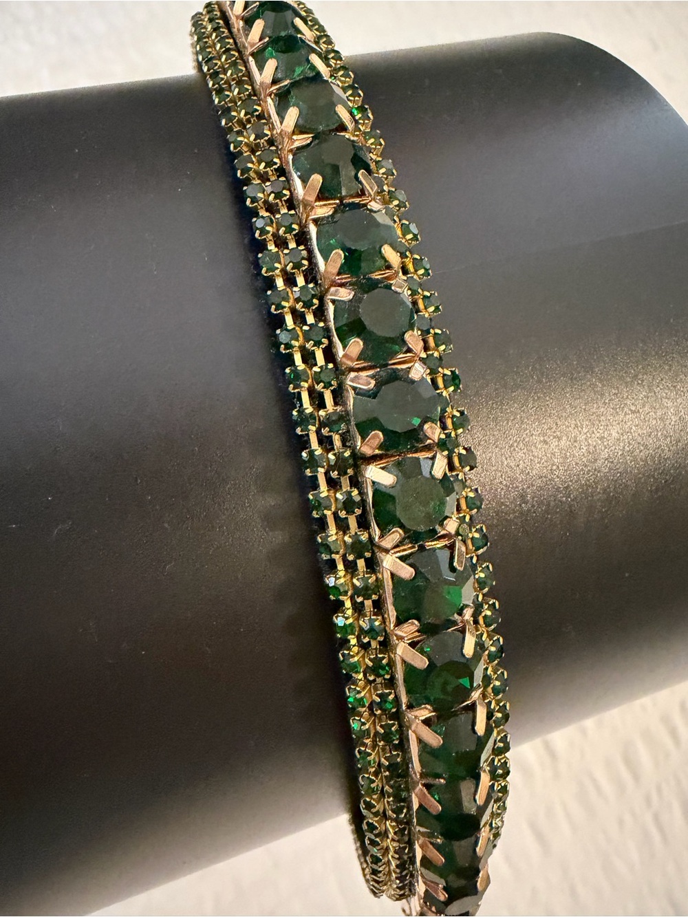 Emerald Green Crystal Headband